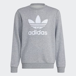 TREFOIL CREW SWEATSHIRT KIDS - Medium Grey Heather