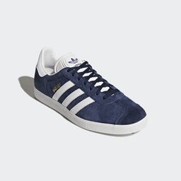 GAZELLE SHOES - Collegiate Navy / White / Gold Metallic