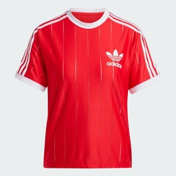 ADICOLOR 3-STRIPES PINSTRIPE T-SHIRT - Better Scarlet