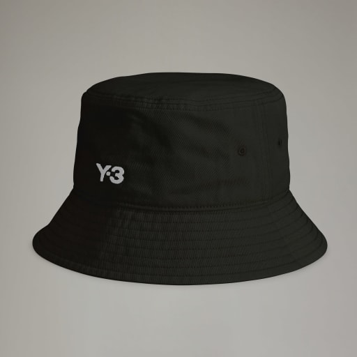 Y-3 BUCKET HAT - Black