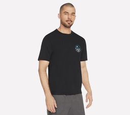 SKECHERS LA BEACH TEE - BOLD BLACK