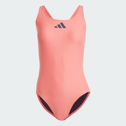 ADIDAS 3 BARS SWIMSUIT  - Preloved Scarlet