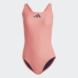 ADIDAS 3 BARS SWIMSUIT  - Preloved Scarlet