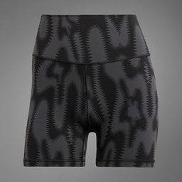 ADIDAS ALL ME PRINTED SHORT LEGGINGS  - Carbon