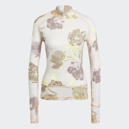 ADIDAS BY STELLA MCCARTNEY PRINTED LONGSLEEVE  - Chalk Pearl