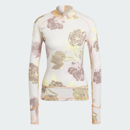 ADIDAS BY STELLA MCCARTNEY PRINTED LONGSLEEVE  - Chalk Pearl