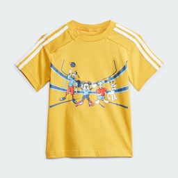 ADIDAS DISNEY MICKEY MOUSE TEE  - Preloved Yellow