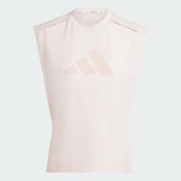 ADIDAS POWER PERFORMANCE BIG LOGO TANK  - Putty Mauve