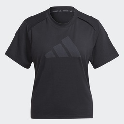 ADIDAS POWER PERFORMANCE BIG LOGO T - Black
