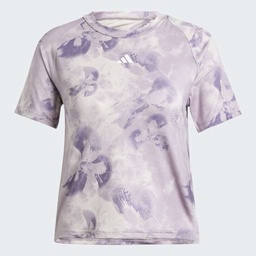 ADIDAS TRAIN ESSENTIALS AOP FLOWER TIE - Putty Mauve