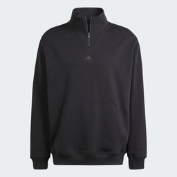 ALL SZN FLEECE1/4 ZIP  - Black
