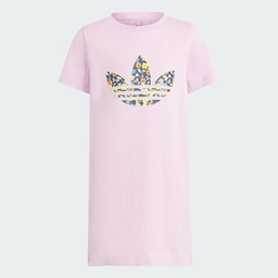 FLORAL TEE DRESS  - Bliss Lilac