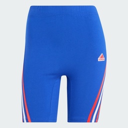 FUTURE ICONS THREE STRIPES BIKER SHORT  - Semi Lucid Blue