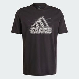 GROWTH BADGE GRAPHIC TEE  - Black