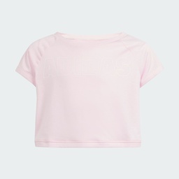 DANCE CROPPED AEROREADY T - Clear Pink