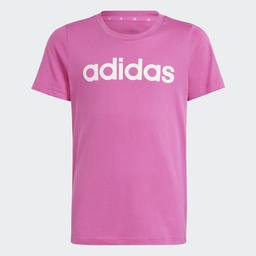 ESSENTIALS LINEAR LOGO COTTON SLIM FIT T - Semi Lucid Fuchsia