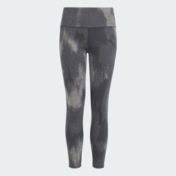 FUTURE ICONS COTTON ALL OVER PRINT 7/8 LEGGINS  - Black
