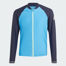 KIDS LONG SLEEVES RASHGUARD  - Blue Burst