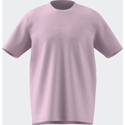 LOUNGE GRAPHIC TEE  - Clear Pink