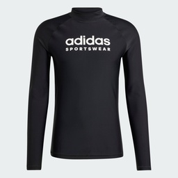 MENS LONG SLEEVES RASHGUARD  - Black