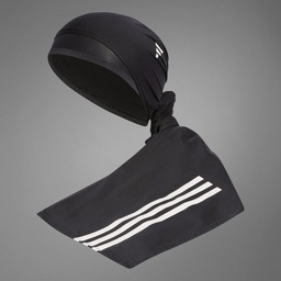 [4067887067515] OWN THE RUN 3 STRIPES HIJAB  - Black