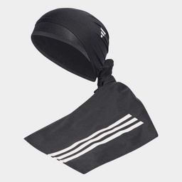 [4067887067515] OWN THE RUN 3 STRIPES HIJAB  - Black