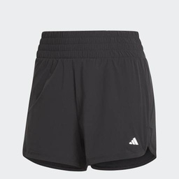 PACER STRETCH WOVEN ZIPPER POCKET LUX SHORTS  - Black