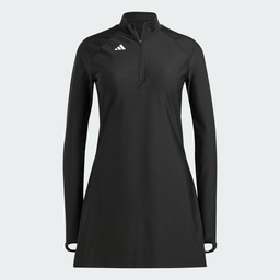 PADDED 3 STRIPES LONGSLEEVE SWIM TOP  - Black