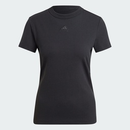 RIB FITTED T - Black