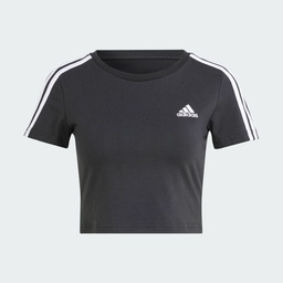 ESSENTIALS 3 STRIPES BABY T-SHIRT - Black