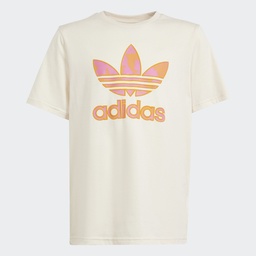 SUMMER AOP TEE  - Wonder White