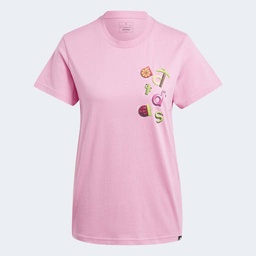 SUMMER FUN FLOAT GRAPHIC TEE  - Bliss Pink