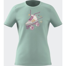 SUMMER GRAPHIC TEE JUNIOR  - Semi Flash Aqua
