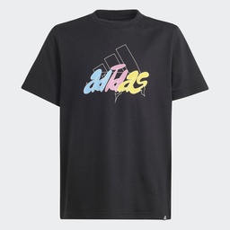 TABLE TEE ILLUSTRATED GRAPHIC TEE JUNIOR  - Black