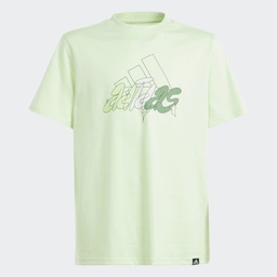 TABLE TEE ILLUSTRATED GRAPHIC TEE JUNIOR  - Semi Green Spark