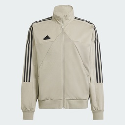 TIRO MATERIAL MIX TRACK TOP  - Silver Pebble