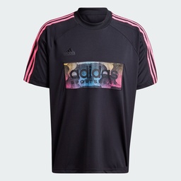 TIRO MESH APPLIQUE JERSEY  - Black