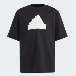 UNISEX FUTURE ICONS LOGO PIQUE T - Black