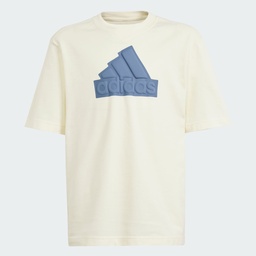 UNISEX FUTURE ICONS LOGO PIQUE T - Ivory