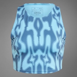 YOGA STUDIO PRINTED TANK  - Semi Blue Burst