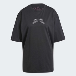 BAND MERCH GRAPHIC BOYFRIEND TEE - Black