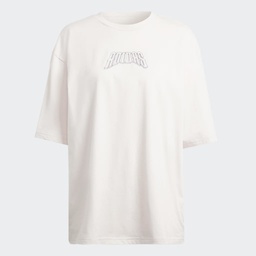 BAND MERCH GRAPHIC BOYFRIEND TEE - Putty Mauve