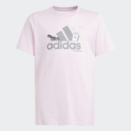 BRAND LOVE GRAPHIC TEE JUNIOR - Clear Pink