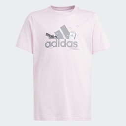BRAND LOVE GRAPHIC TEE JUNIOR - Clear Pink