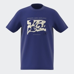 CITY ESCAPE GRAPHIC TEE JUNIOR - Semi Lucid Blue
