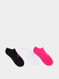 [197057229529] 3PK WOMENS MICROFIBER NON TERRY NO SHOW - PURPLE