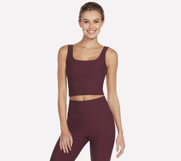 GOFLEX RIB LONGLINE BRA - FIG