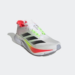 ADIZERO BOSTON 12 SHOES - Cloud White / Core Black / Lucid Red