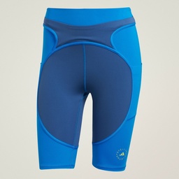 ADIDAS BY STELLA MCCARTNEY TWO-TONE BIKE LEGGINGS - Blue