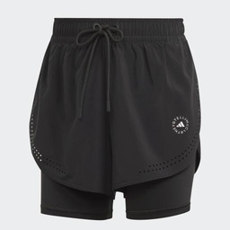 ADIDAS BY STELLA MCCARTNEY TRUEPURPOSE 2-IN-1 TRAINING SHORTS - Black